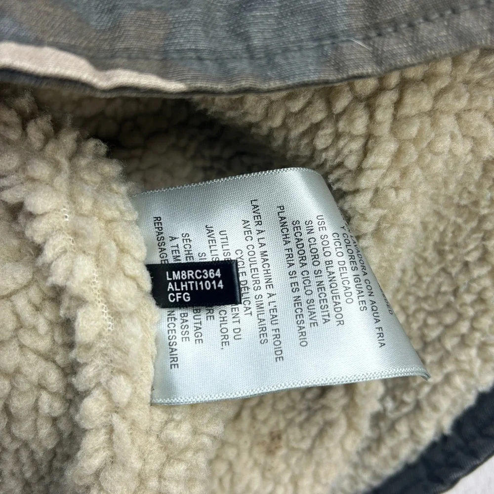 Levi's Field Jacket‎ Mens Medium Camo Sherpa Lined Military Cotton Streetwear